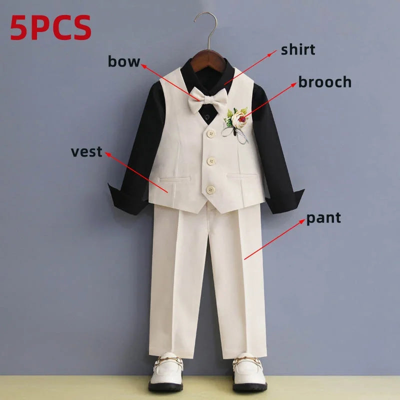 Teen & Kids Party Suit – Blazer, Pants & Bowtie Formal Wear