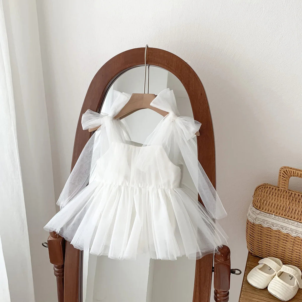 Baby Girl Summer Party Romper Set