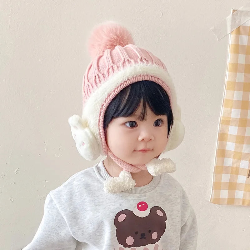 Winter Baby Cap – Velvet Lined & Cozy