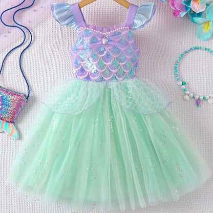 Princess Sequin Dress – Baby Girl Summer Fantasy