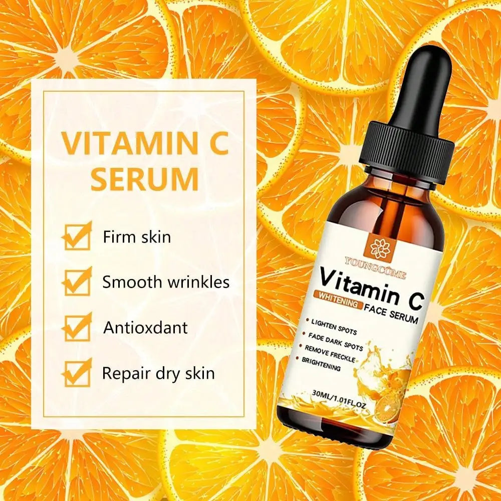 Brighten & Repair: Vitamin C Facial Essence with Hyaluronic Acid