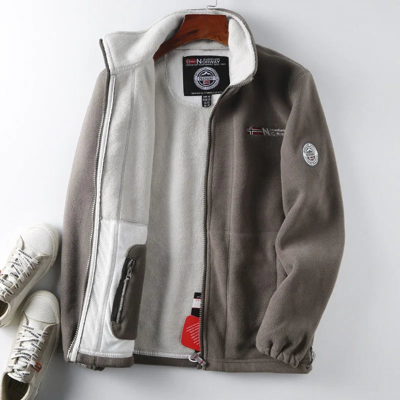 Men’s Thick Wool Jacket – Casual Winter Fashion 2025