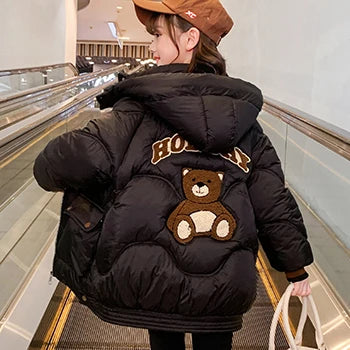Girls’ Zipper Parka – Warm & Stylish Outerwear