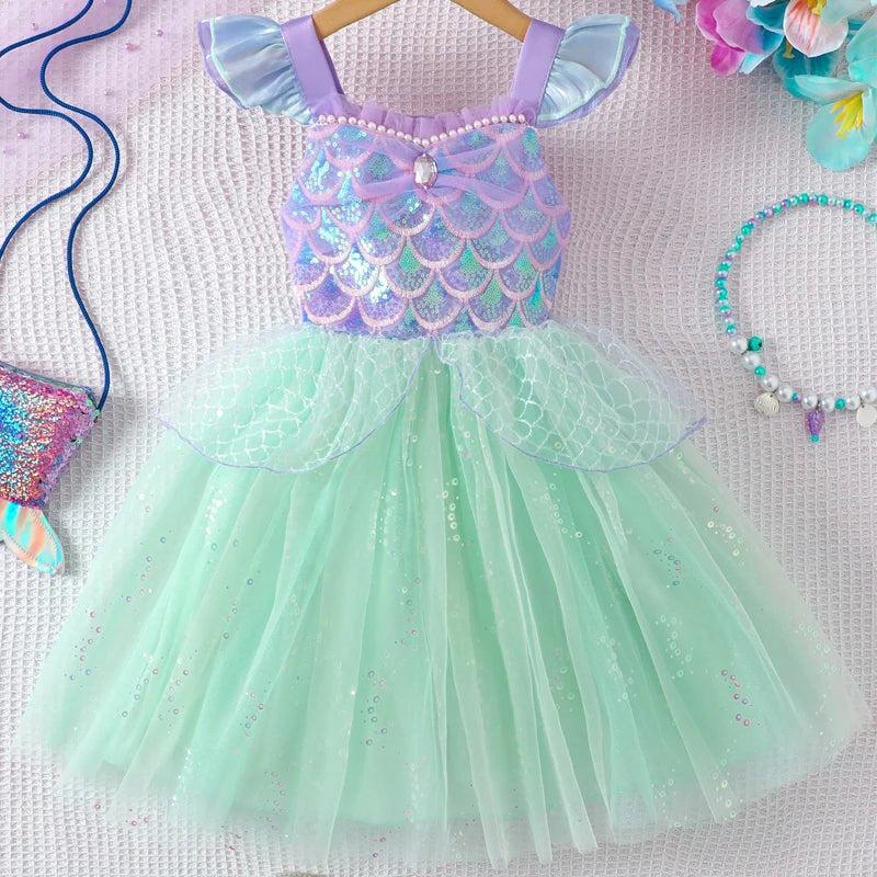 Princess Sequin Dress – Baby Girl Summer Fantasy