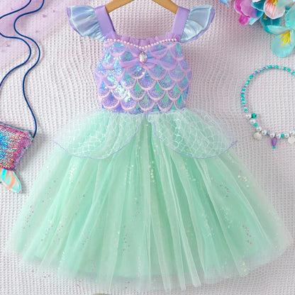 Princess Sequin Dress – Baby Girl Summer Fantasy