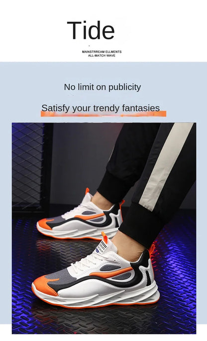 2024 Men's Breathable Casual Shoes – Stylish & Sporty Korean Fashion