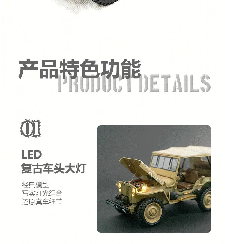 1:14 RC Military Car – HG4-58 4WD Electric Off-Road Model