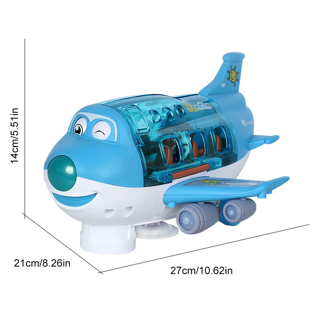 Kids Electric Plane & Car Toys: Musical Aircraft & Traffic Models for Boys