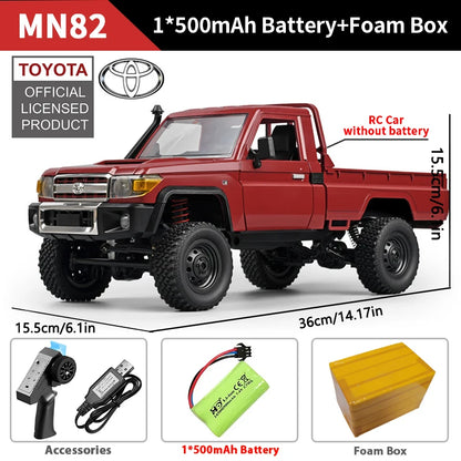 RC Pickup Truck MN82 – 1/12 Scale 4WD Off-Road Toy Car