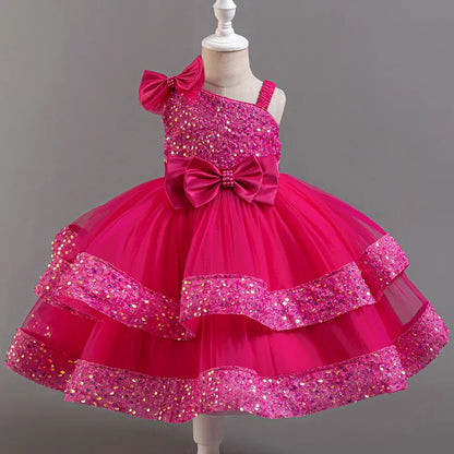 Infant Sleeveless Sequin Dress – Wedding Outfit