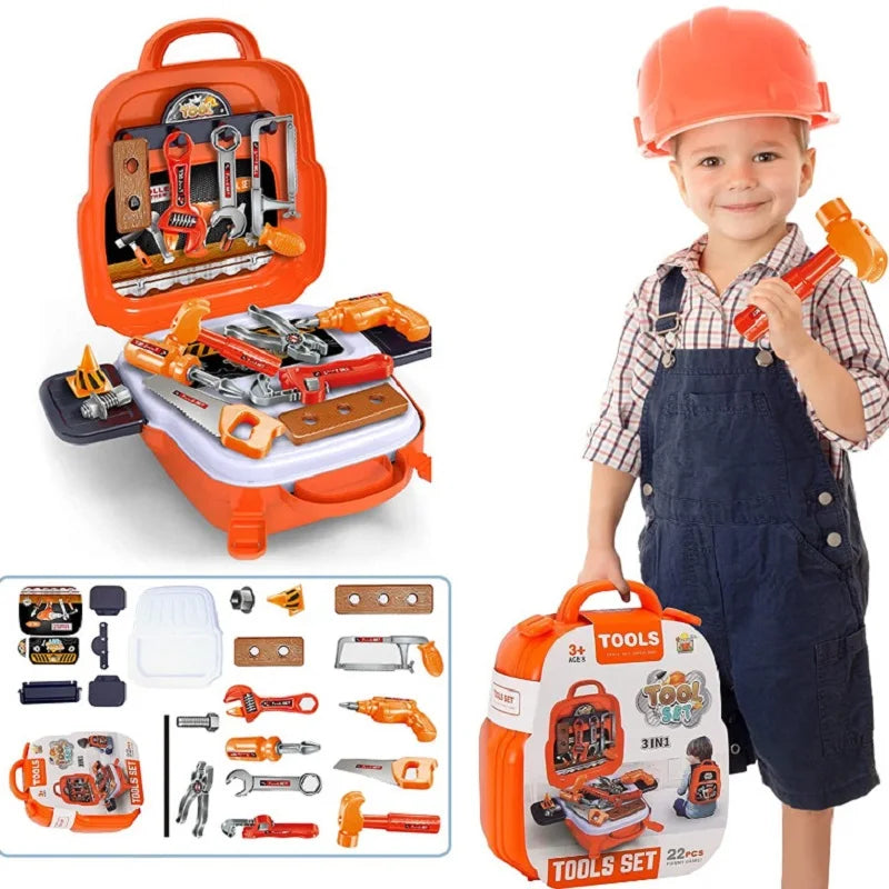 Kids Tool Set – Simulation Repair Kit with Storage Case for Boys & Girls!