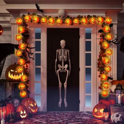 Halloween Pumpkin Lights – LED String for Garden & Party Decor