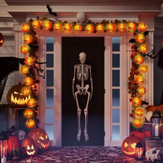 Halloween Pumpkin Lights – LED String for Garden & Party Decor