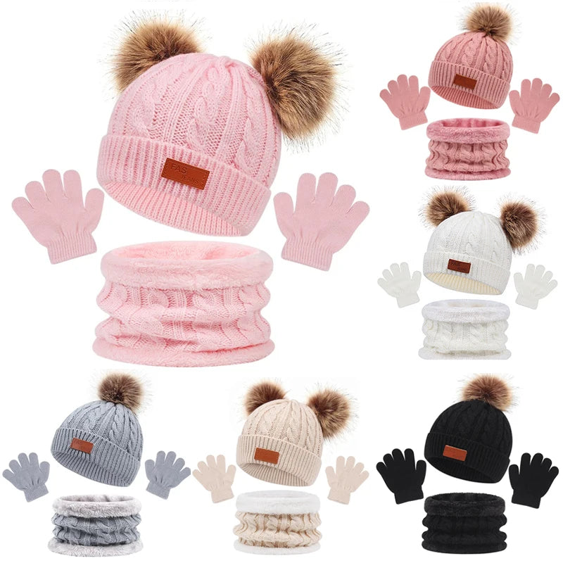 3-Piece Winter Essentials for Babies – Soft & Snuggly Set