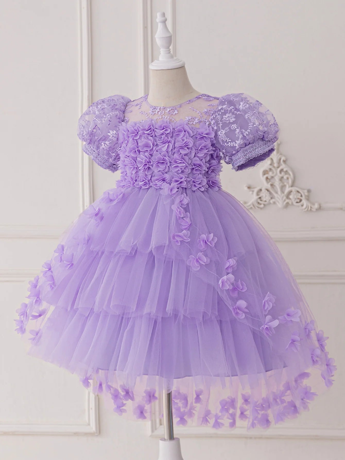 Girls Princess Party Dress – Elegant Wedding Outfit
