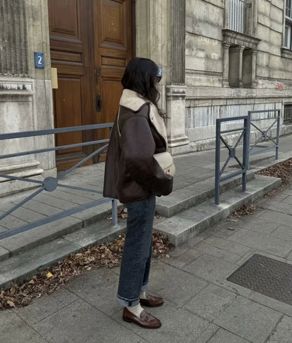 Bold & Warm: Double-Sided Fall Coat