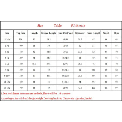 Classic Boys’ Suit – Wedding & Party Blazer Set for Kids 4–12Y