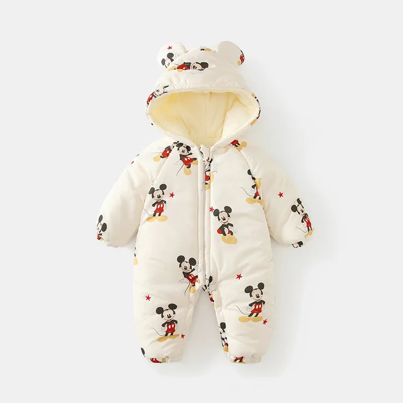 Unisex Cotton Romper – Mickey Magic for Babies