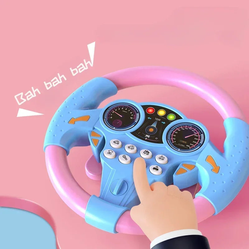 Infant Simulation Steering Wheel Toy – Interactive Early Education for Kids