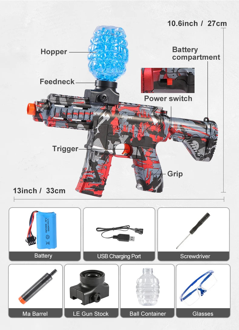 M416 Electric Blaster Gun – Rechargeable Toy Gift for Kids & Teens