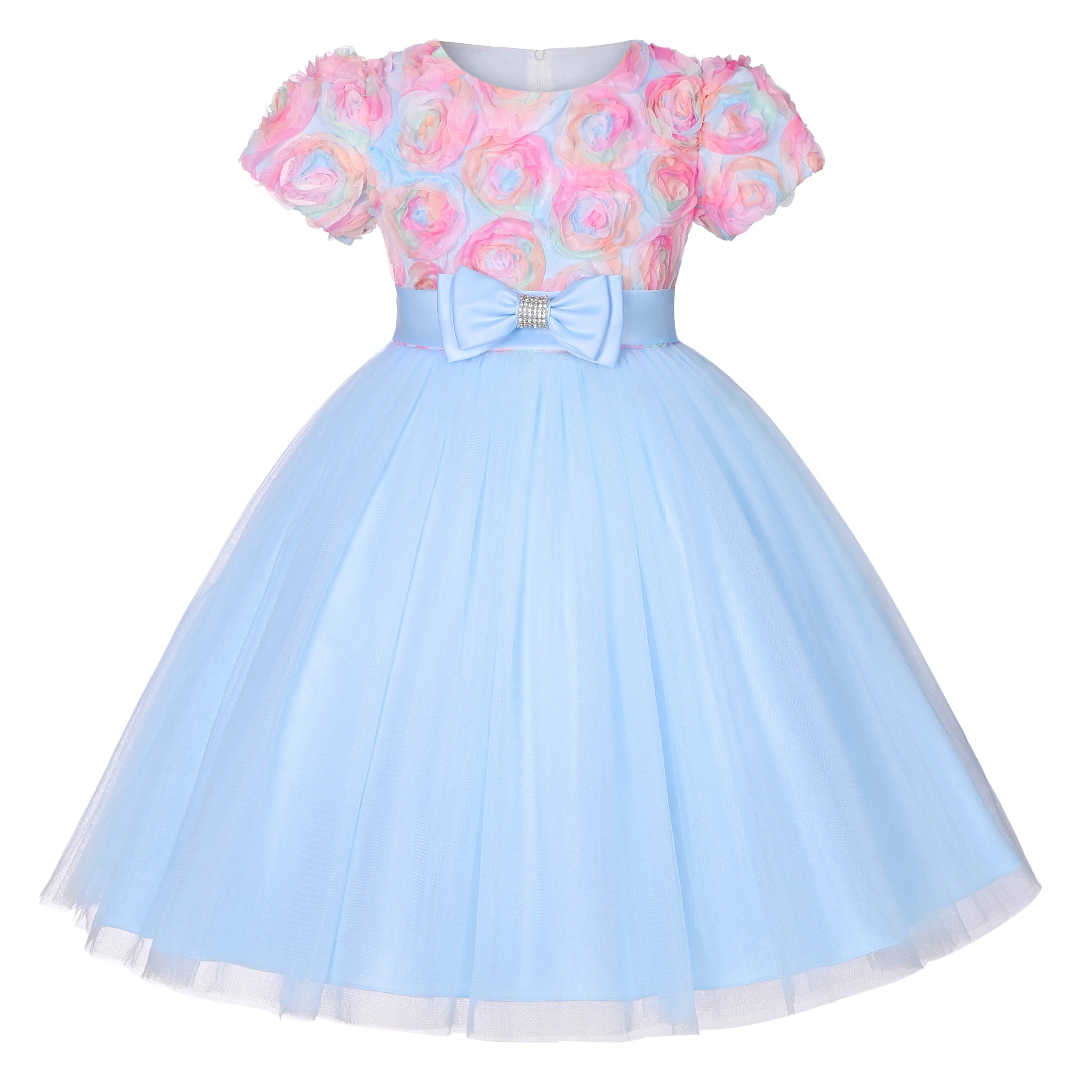 Little Girl’s Bow Dress – Birthday & Party Wear