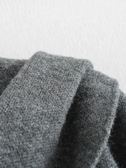 Autumn Chic: Knit Scarf Jacket for Women