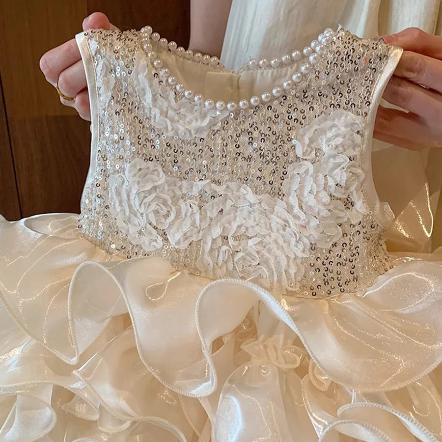 Elegant Baby Girl Dress for Party & Wedding