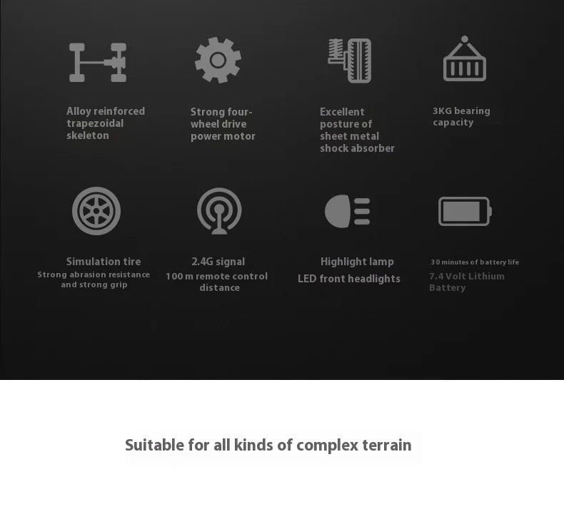 1:12 MN90 RC Car – Off-Road Vehicle for Boys & Men Gift