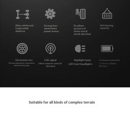 1:12 MN90 RC Car – Off-Road Vehicle for Boys & Men Gift