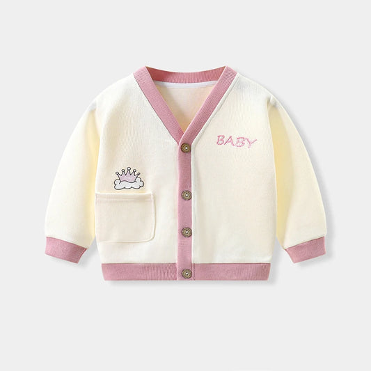 Warm Knit Sweater – Cute Bear Design Baby Jacket