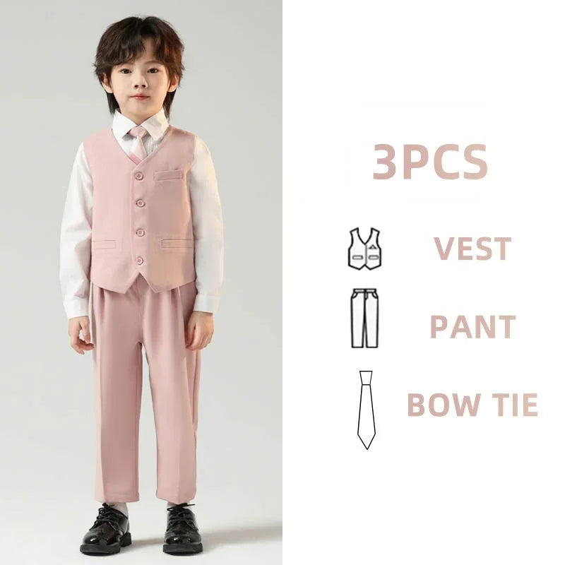 Children’s Handsome Blazer Suit – Slim Fit Formal Set