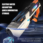 Full electric water storage gun toy from Ultra Shoppings, portable kids' summer outdoor water fight toy for boys and children.