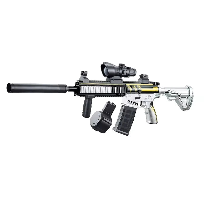 Ultra Shoppings M416 classic manual gel ball toy gun with elastic gel, outdoor toy for boys, ideal for holiday and Christmas gift.