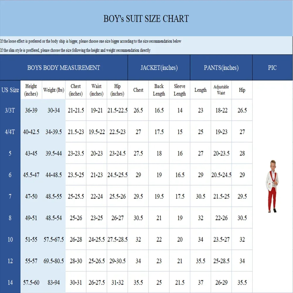 Boys’ Dresswear Outfit – 4-Piece Wedding & Birthday Formal Suit