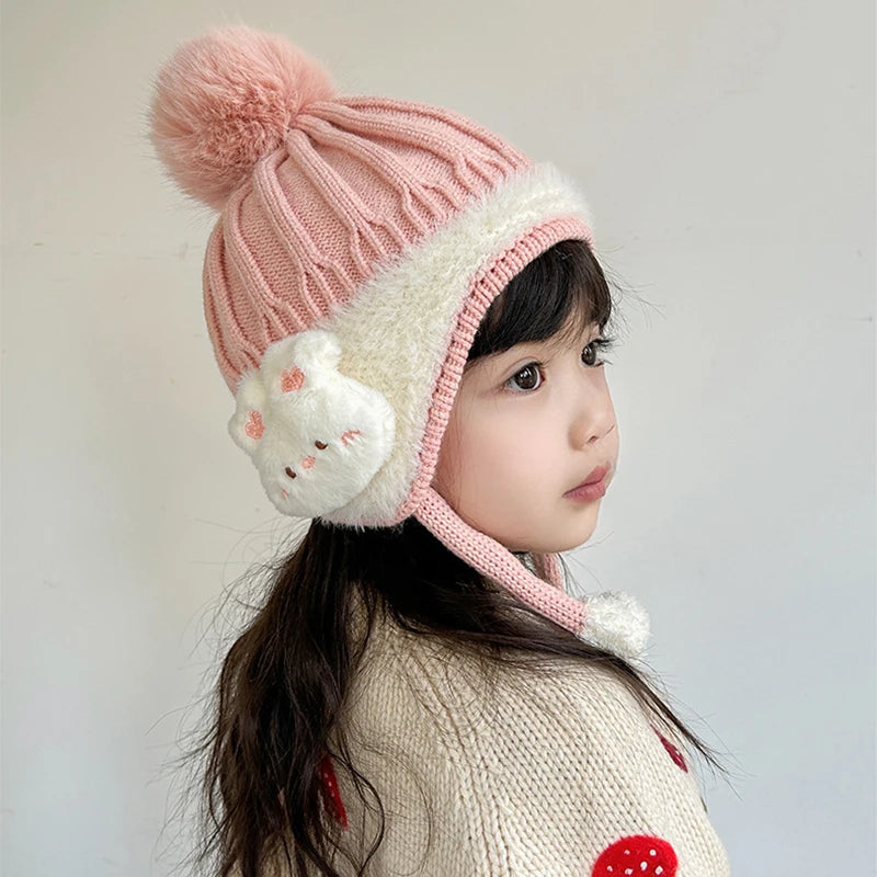 Winter Baby Cap – Velvet Lined & Cozy