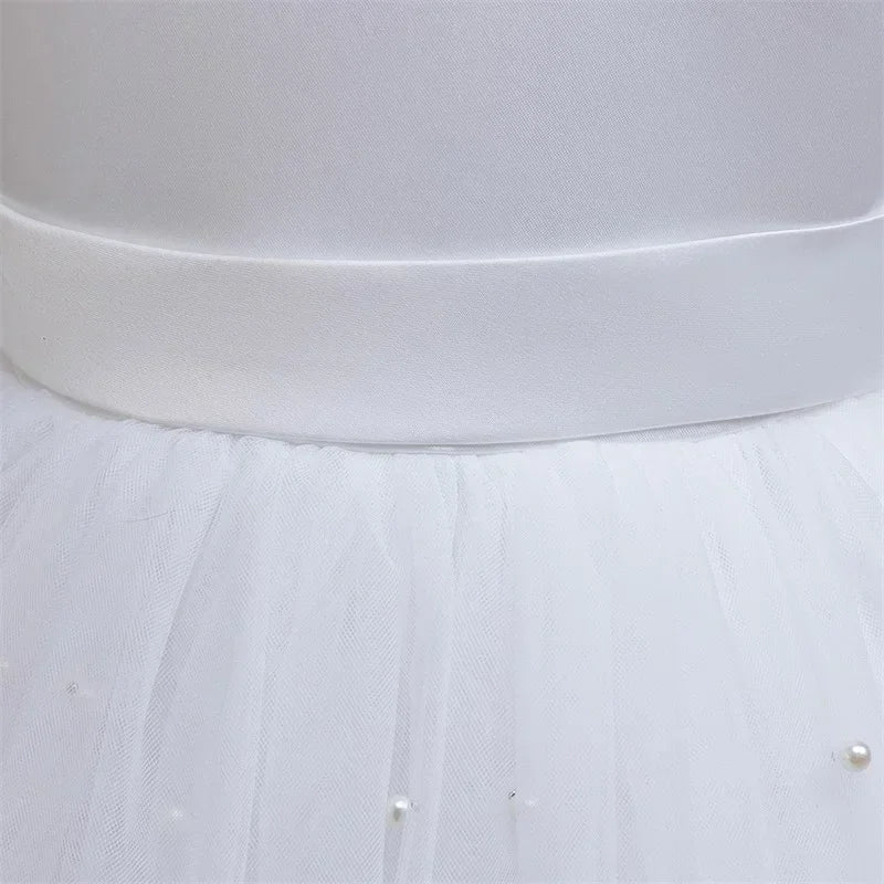 Elegant Kids Dress with Big Bow – Special Occasions