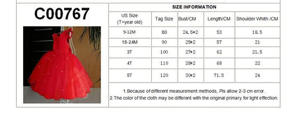 Kids Flower Girl Dress – Elegant Bow Tulle Party Wear