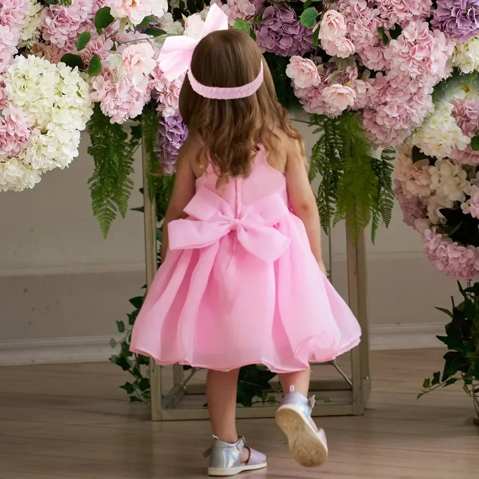 Kids Wedding Dress – Sleeveless Flower Girl Gown