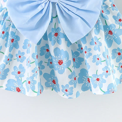 Infant Girls’ Summer Party Dress with Gift Hat