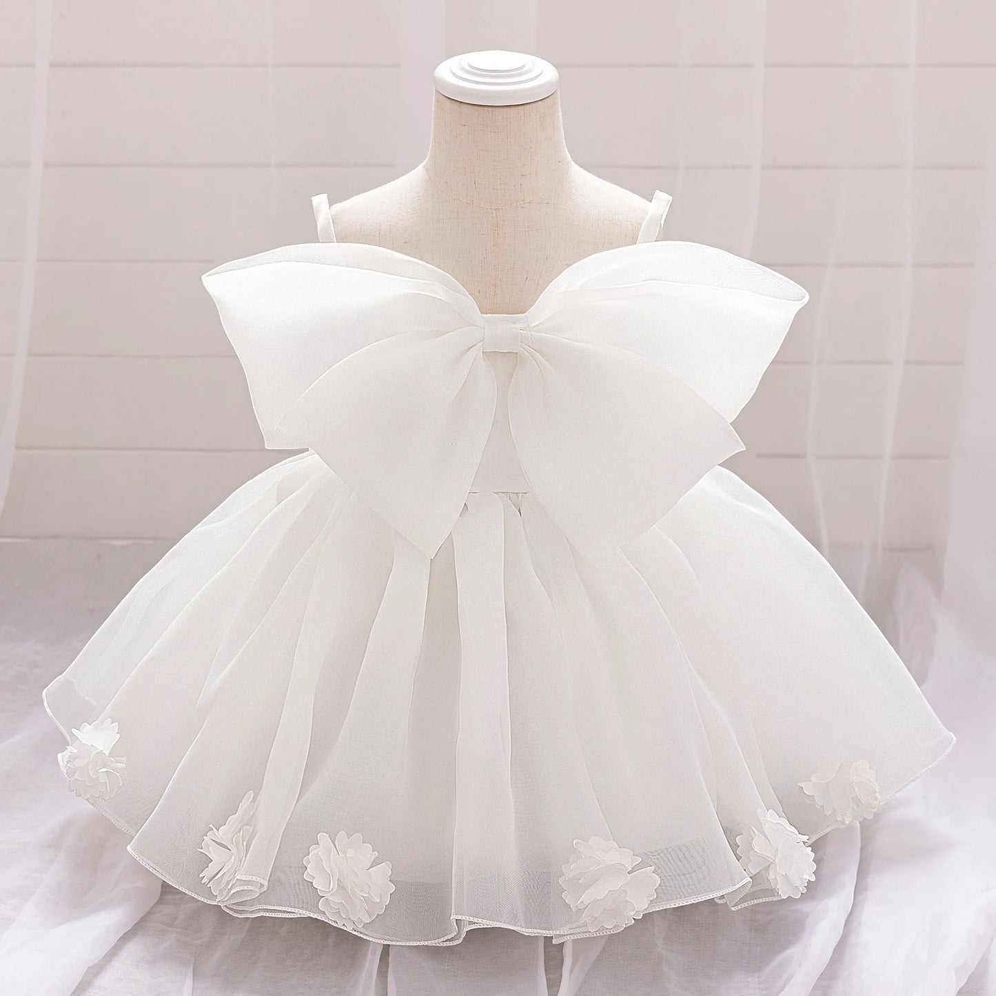 Baby Girl Dress – Elegant Party & Baptism Wear