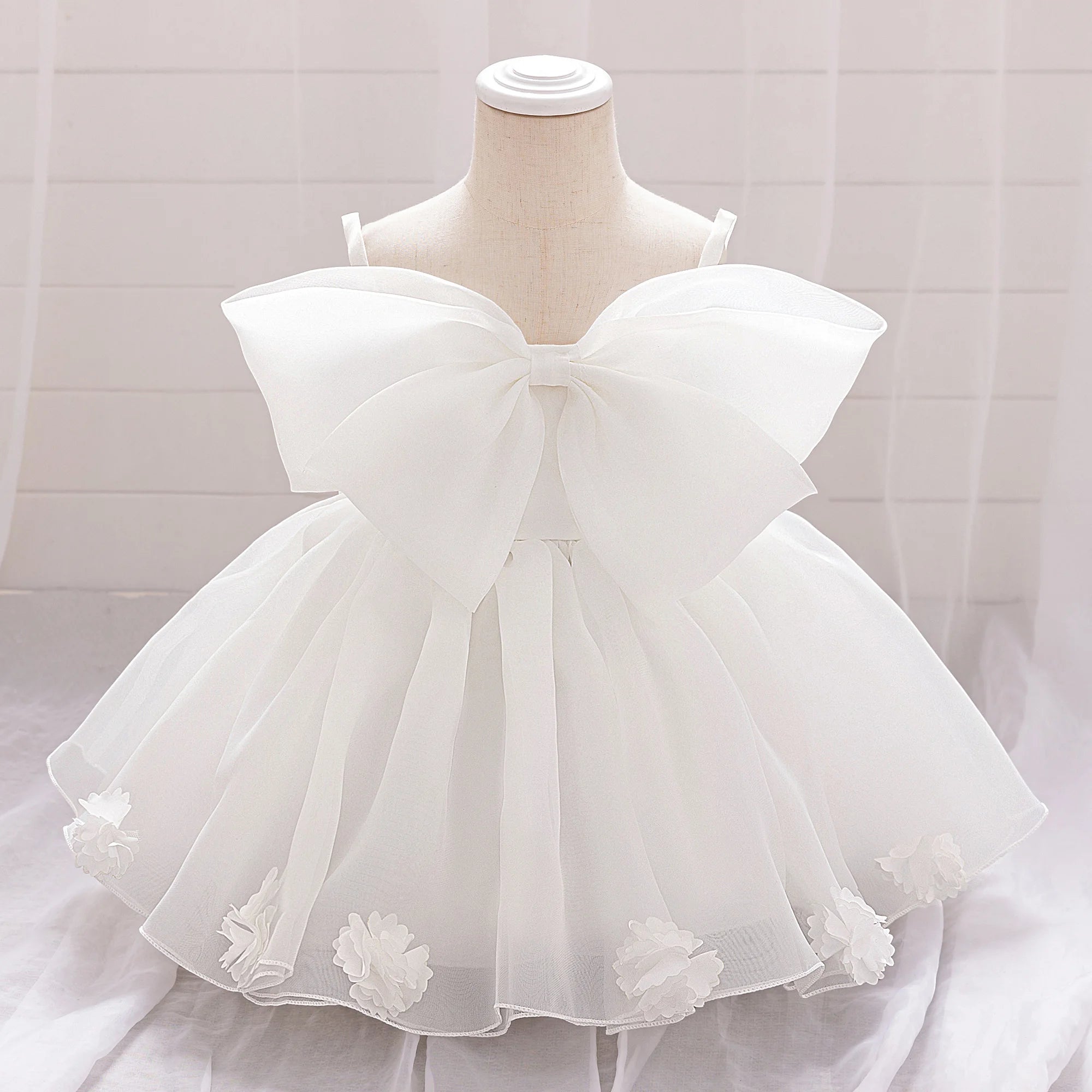 Baby Girl Dress – Elegant Party & Baptism Wear