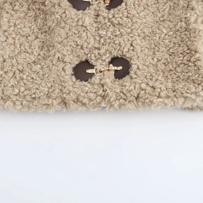 Chic Flip Collar Winter Jacket for Women