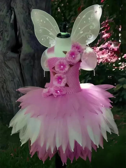 Girls’ Fairy Tutu Dress – Jungle & Forest Princess Look