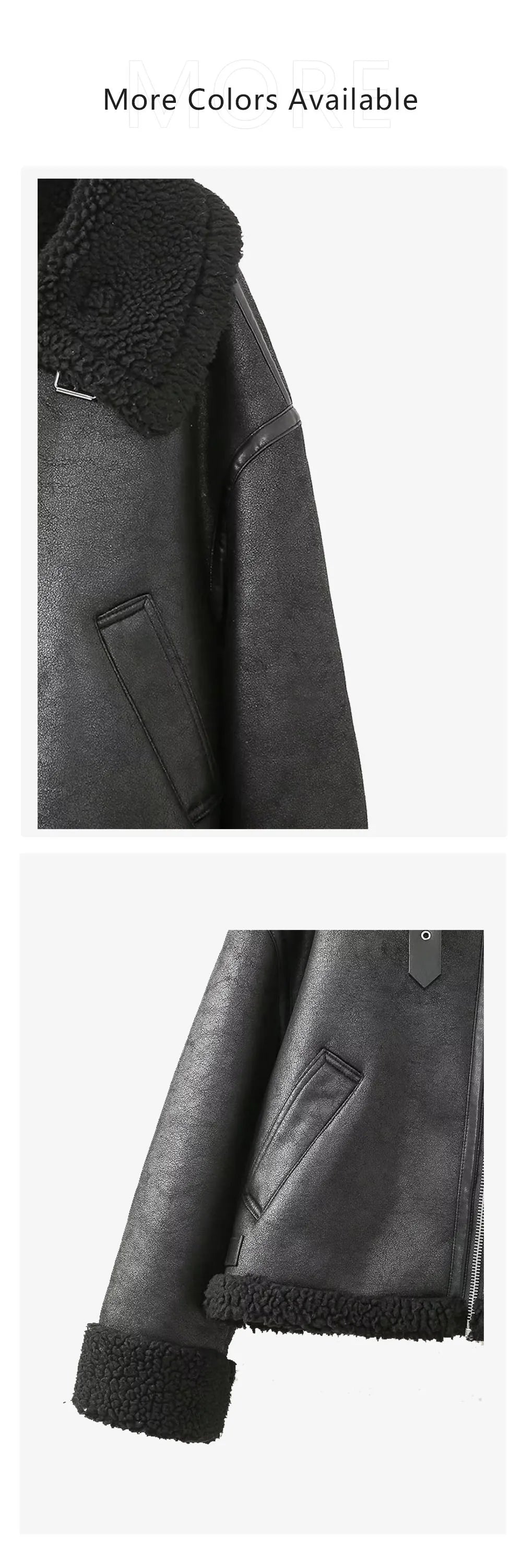 Double-Sided Biker Jacket – Long Sleeve & Collared