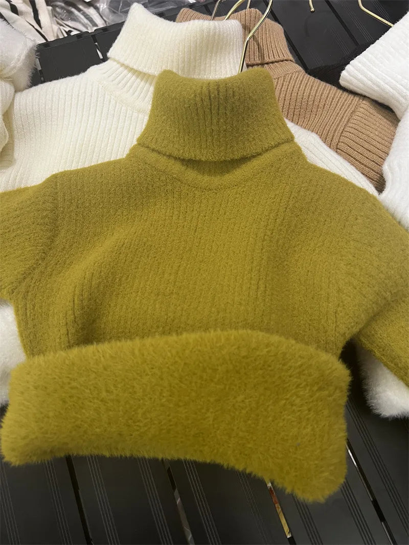 Warm Plus Velvet Pullover – Baby & Kids High