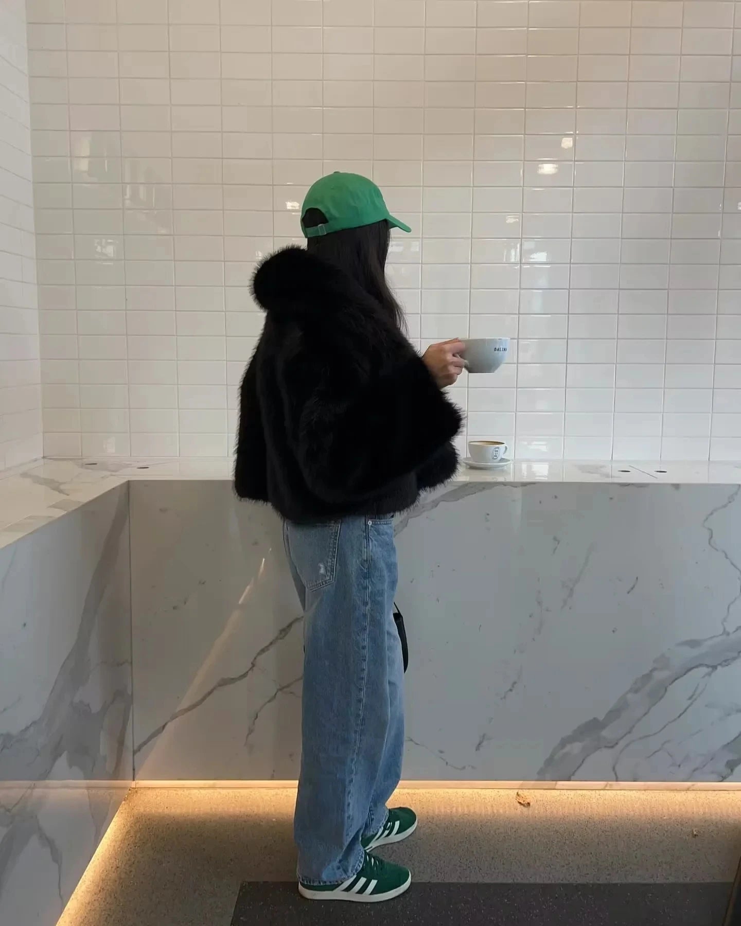 Cozy Black Faux Fur Outerwear – Trendy & Warm