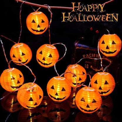 Halloween Pumpkin Lights – LED String for Garden & Party Decor