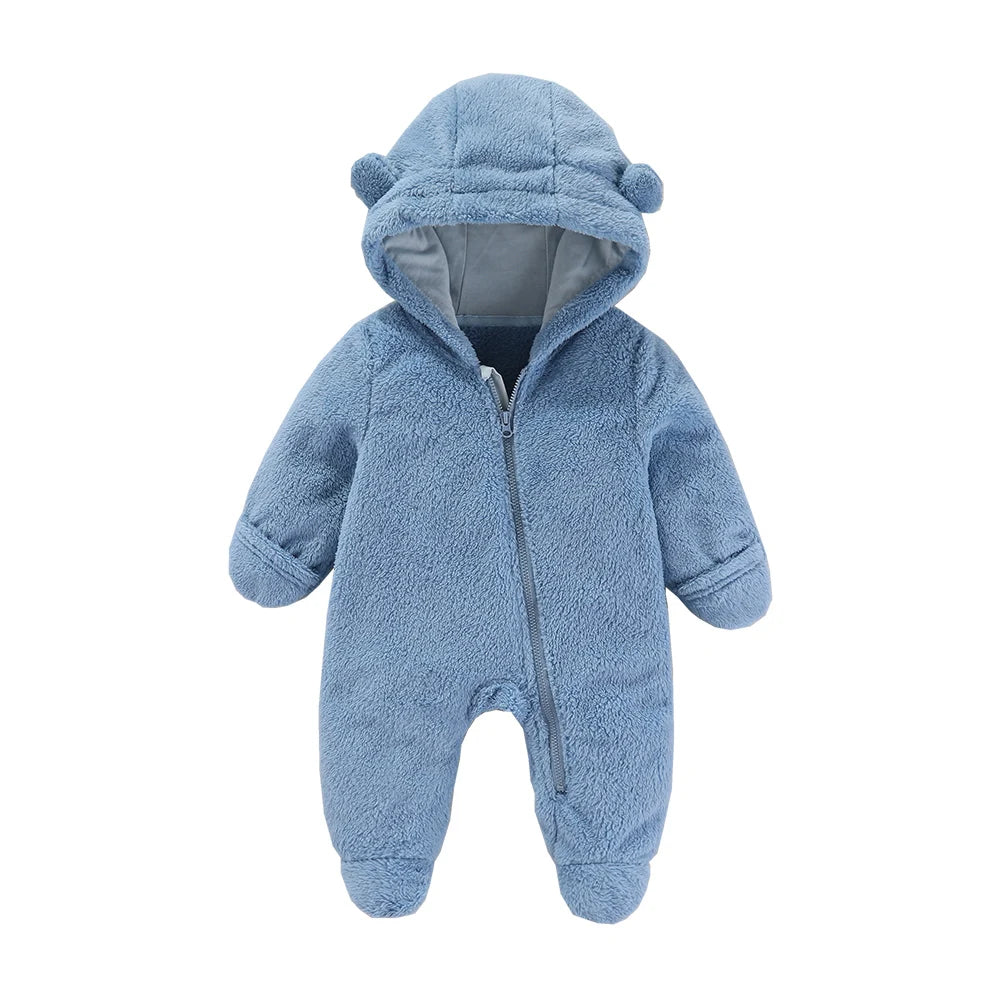 Cozy Cartoon Print Baby Bodysuit – Unisex 0-19 Months