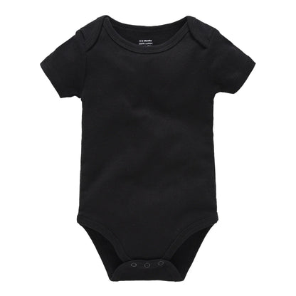 Short Sleeve Baby Bodysuit – Soft Cotton (0–24M)
