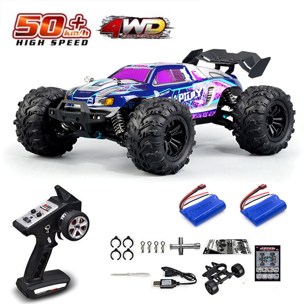1:16 RC Off-Road Car – High-Speed 4WD Monster Truck with LED Lights